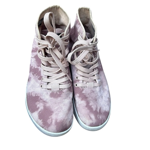 NoBull Dusty Rose Tie-Dye High Top Canvas Trainer Sneakers Womens 6.5 Mens 5 - Picture 6 of 9
